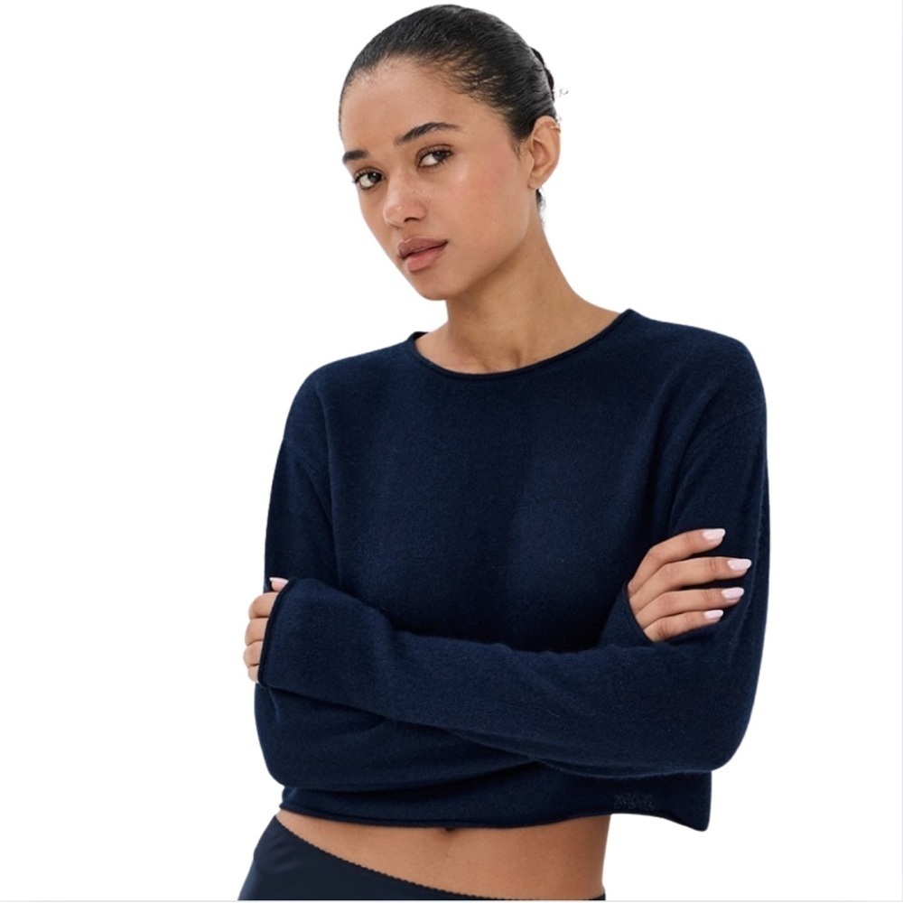 VINCE Raglan Cropped Sweater